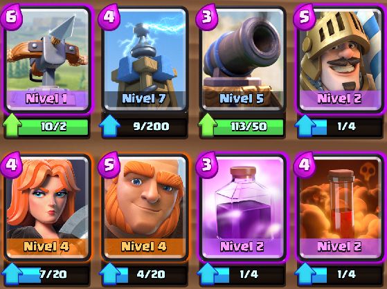 cambios de balance en cartas clash royale